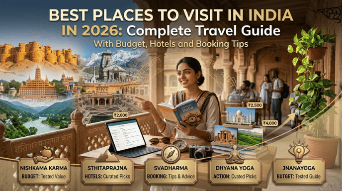 Best Places to Visit in India in 2026: Complete Travel Guide With Budget, Hotels and Booking Tips