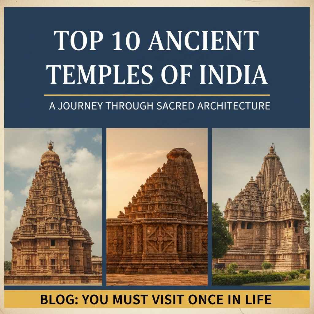 Top 10 Ancient Temples of India You Must Visit Once in Life: A Journey Through Sacred Architecture