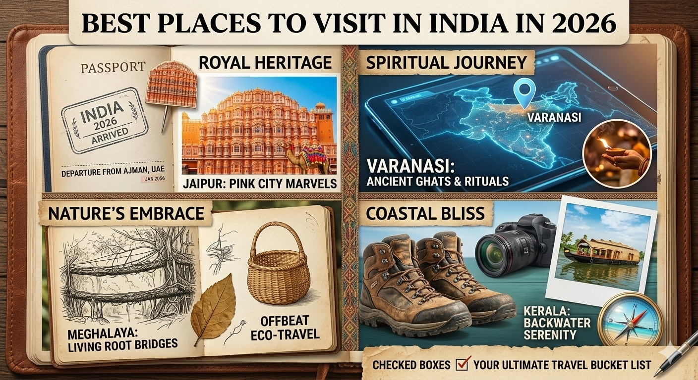 Best Places to Visit in India in 2026: Your Ultimate Travel Bucket List
